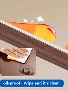 Clear PVC Table Cover For Round Tables, Waterproof, Oil & Heat Resistant, Soft Flexible Glass-Like Mat For Desk & Furniture Protection - Transparent - View 5