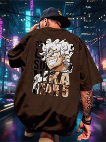 Gears 5 Anime Manga Japanese Otaku Nerd Straw Hat T-Shirt, 100% Premium Cotton, Various Colors, Streetwear, Fast Shipping, Promotion - 鏽棕色 - 查看 1