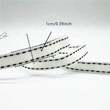 5yards 10mm Bows & Ribbons Printing Dots Grosgrain Ribbon For Hair Bow Party Valentine's Day Christmas Wedding Decoration DIY Gift Packing - Pick Colors - View 2