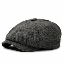 1pc Vintage Street Style Men's Classic Versatile Beret Cap, Suitable For Outdoor, Travel, Leisure In Spring, Autumn And Winter,Summer,Beach,Holiday,Festival - Multicolor - View 16