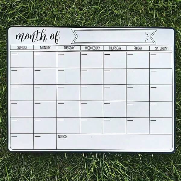 2026 Magnetic Whiteboard Refrigerator Calendar (28cm/11.02in*21cm/8.26in), Magnetic Monthly Family Planner, Magnetic Whiteboard, Magnetic Erasable Calendar, Kitchen Decor, Refrigerator Monthly Planner, Refrigerator Accessories, Suitable For Home To-Do Lists And Menu Planning, Cork Board, Pin Board, Vision Board