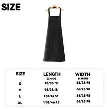 Tạp dề da PU dày dặn, chống trầy xước, chống thấm nước và dầu mỡ, chất liệu giả da cao cấp, thích hợp cho nhà bếp, nhà hàng và công việc hàng ngày, dành cho cả nam và nữ. - A - Xem 2