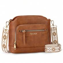 女士防水真皮斜挎包 单肩包 手提包 斜挎包 旅行包 - 彩色 - 查看 14