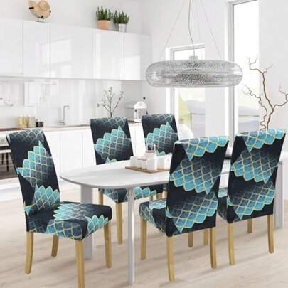 Funda para Silla de Comedor Juego de 2 Fundas para Sillas de Comedor Funda Elástica para Silla de Cocina Funda Lavable para Silla de Comedor Fundas Protectoras para Sillas Parsons para