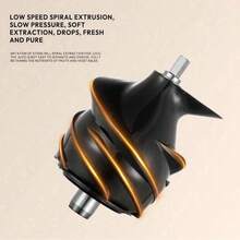 SOKANY 4000W 多功能离心式榨汁机。配备 3 英寸宽进料槽。800W 功率，两档速度调节，304 不锈钢材质。适用于家庭和餐厅的水果榨汁，可用于分离各种水果和蔬菜的果渣。厨房必备工具。 - 日規A型插(100V) - 查看 6