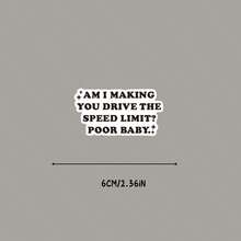 惊声尖叫主题“请别杀我”乙烯基贴纸 - 卡通汽车贴花，自粘式，可重复使用，左侧汽车装饰，耐用塑料表面，非常适合万圣节和主题派对，万圣节汽车装饰 - 光膜 - 查看 15