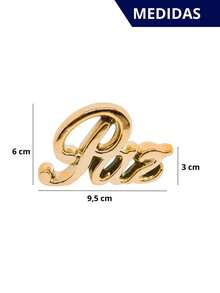 Decorative Porcelain Ornament With Word Design For Interior Decoration - Peace - View 4