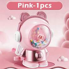 Sacapuntas de lápiz con diseño de oso de dibujos animados que entra automáticamente el lápiz, anti-atascamiento, accionado a mano, regalo para estudiantes - Multicolor - Ver 10