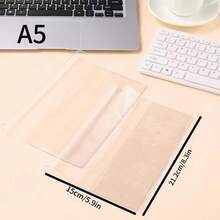 3pcs A5/B5/A4 Transparent Book Covers - Waterproof And Scratch-Resistant, Suitable For Notebooks And Planners, Reusable, Transparent Protective Sleeves, Scratch-Proof Clear Covers, School And Office Supplies - A5 Book Cover - View 7