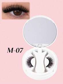 1 Pair Reusable Magnetic False Eyelashes, Natural Look, No Glue Needed, Soft & Easy To Wear/Remove. Eyelashes, Lashes, False Eyelashes, Women's Eye Makeup Gift, Eyelashes, Eyelashes, Eyelashes, Eyelashes, Eyelashes, Eyelashes, Christmas, Magnetic Eyelashes - Multicolor - View 14
