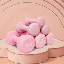 2piezas Mancuernas Pesas para Hacer Ejercicio Gym y Casa,0.5/1/2/3/4/5/6KG Mancuernas - Rosa - Ver 6