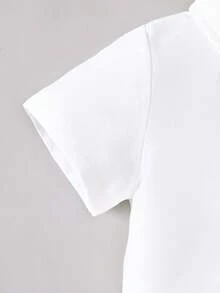 BrownBark 两件套男婴绅士风套装 - 领结装饰休闲短袖衬衫和背带短裤，适合生日派对、正式场合、婚礼、洗礼、一周岁生日庆祝、日常穿着 - 黑色 - 查看 5