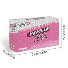 17Pcs Kids Hair Salon Toy Set - Pretend Play Hairdressing Kit With Hairdryer & Styling Tools - Perfect Birthday Gift For Girls - Multicolor - View 3