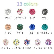1, 2, 4, 5, 10 Pieces, Piercing, Body Piercing, Cartilage Piercing Backs, 18G, 16G, 14G, 12G, Sparkly, Hypoallergenic, Helix Piercing, Surgical Stainless Steel, Rich Coating, Pavé, Permanent, Cartilage, Belly Button Piercing, Tongue Piercing, Tragus Piercing, Cute, Jewel, Cartilage, Single Ear - Blue - View 10