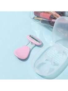 Women's Portable 4-Layer Razor - With Storage Box And Moisturizing Soap Blades - Multicolor - View 5