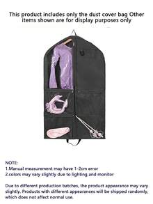 2 przezroczyste torby na ubrania do tańca z 4 kieszeniami, odpowiednie dla tancerzy; 40-calowe torby na stroje taneczne dla dzieci, odpowiednie do podróży i zawodów tanecznych; można w nich wieszać i przechowywać sukienki, mundury itp.; czarne, pyłoszczelne torby wykonane z poliestru; 1 bardzo duża, gruba torba przeciwkurzowa; torba do przechowywania spódniczek do tańca dla dziewcząt - Czarne - Zobacz 18