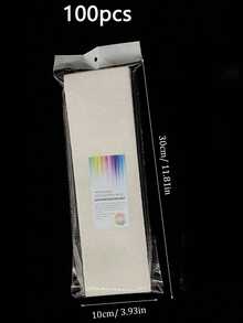 50张/100张挑染纸，沙龙漂白锡纸，美发造型用品，可替代铝箔，适用于染发工具、美发产品及配件，适用于理发店、美容院、返校季、旅行和度假。 - 彩色 - 查看 14