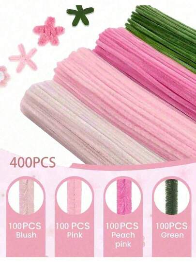 100 Adet Karışık Pembe 8mm/0.31in Kalınlığında Katlanabilir Tüp Temizleme Çubuğu, Kullanım Kılavuzu Dahil, Kendin Yap El Sanatları ve Temizlik İçin Uygun, Noel Temalı Tüp Temizleme Çubukları, El Yapımı ve Dekoratif Tüp Temizleme Çubukları, Mezuniyet Hediyesi, Doğum Günü Hediyesi