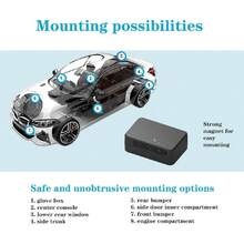 4G Mini Rastreador GPS en Tiempo Real, Localizador GPS de Coches, Rastreador para Auto con Magnético Global para Carro, Motos, Niños, Bolsos, Maletas.TK903 1500mAh Suscripción Requerida,41019816 - Dorado - Ver 6