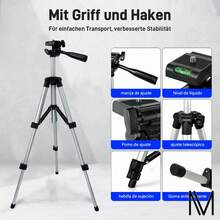 Nivel Láser Autonivelante 5 Líneas Nivelador Con Trípode - Tipo de Enchufe A USA (110-127V) - Ver 3