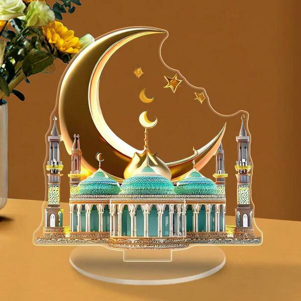 2D Over's New Acrylic Display Stand, Green Castle Display Stand Acrylic Display Stand.