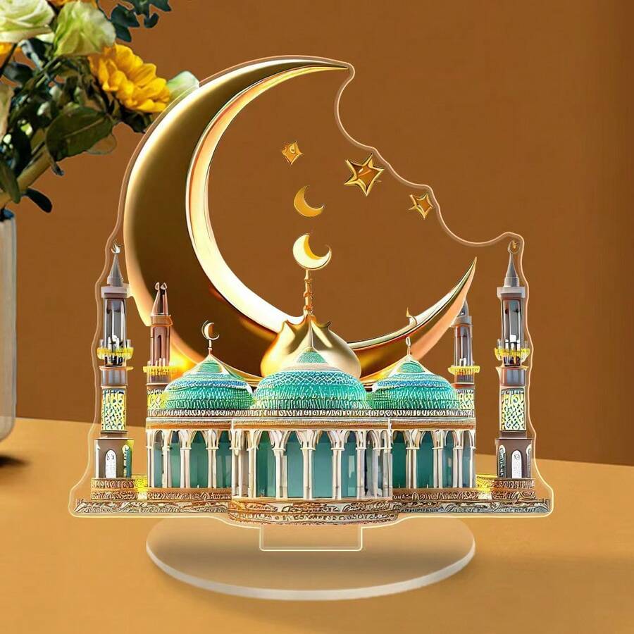 2D Over's New Acrylic Display Stand, Green Castle Display Stand Acrylic Display Stand. - 1PC - View 1