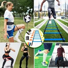 Agility Training Set, And Basketball Training Equipment, Including Agility Ladder, Dribbling Belt, Cones, Ground Nails, Resistance Bands, Jump Rope - Agility Training Set - View 8