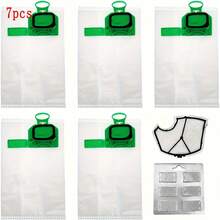 6/7/12/14pcs Dust Bags Suitable For Vorwerk VK140 VK150 FP140, 14pcs Set (10 Dust Bags + 2 Motor Filter Nets + 2 Fragrance Pads), 7pcs Set (5 Dust Bags + 1 Motor Filter Net + 1 Fragrance Pad) - Multicolor - View 14