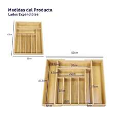 zxxBluelander Organizador de Cubios Expande 33-52  Organizador Cubio con 9 Compartimientos Organizador para Caon Organizador de Cubios Bau Portacubiosorganizador de cocina - Madera - Ver 4