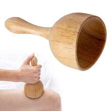 SilvaLex Wooden Massage Tool, Full Body Massager, Hand Massager, Leg Massager, Shoulder Massager, Shoulder & Neck Massage Tool, Facial Massage Tool, Back Massager, Waist Massager, Full Body Muscle Massager - Apricot - View 10