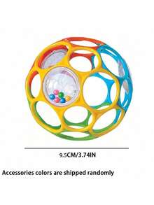 Best Newborn Gift: Soft Grip Ball Rattle - Sensory Development Toy, Enhances Hand Grasping Ability - Multicolor - View 18