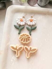 1/2/3/13件套波西米亚风花朵粘土切割器，用于珠宝制作，可爱花朵耳环粘土工具，花朵吊坠粘土切割器，用于DIY吊坠、项链、手链 - Clay Cutter - 查看 11