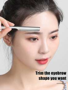 Bộ 60/12/6/3/1 món dụng cụ tỉa lông mày, dụng cụ tạo dáng lông mày đa năng có nắp bảo vệ, dao cạo, tẩy trang và triệt lông, dụng cụ tỉa lông cơ thể, tẩy tế bào chết và loại bỏ chai sạn, kéo tỉa lông mày sắc bén bằng thép không gỉ, quà tặng, đồ dùng du lịch, đồ giá rẻ, vật dụng cần thiết khi đi du lịch. - Bạc - Xem 2