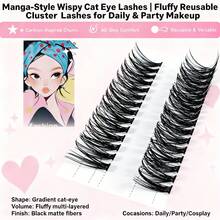 570pcs Eyelash Extension Kit, Russian Eyelash Extension Set, Pointed Individual Lashes, 3D Fluffy Lashes, D Curl Lash Clusters, 10-18mm Lash Extension, 6 Styles Lash Clusters, Pointed Individual Lashes, Various Natural Makeup Effects, Pointed/40D/60D/80D/100D Reusable Individual Segment False Lashes, Lightweight & Soft, Lash Extension Lash Clusters, Lash Clusters, Individual Lashes, Eyelashes, False Eyelashes - 黑色 - 查看 5