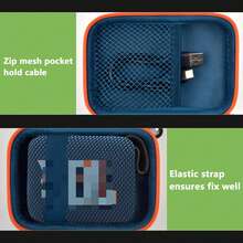 Carrying Case Compatible With J*L Go 4 - Portable Bluetooth Speaker Box Pro Sound, Also For Go 3/Go3 /Go2 Waterproof Mini Wireless Speakers - Case Only - 藍色 - 查看 4