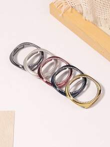 2件套闪亮保护壳，兼容三星Galaxy Watch 8 40mm/44mm (2025) 配件，钻石边框硬质PC保护套，适用于Galaxy Watch 8，运动表带兼容三星Galaxy Watch 8/8经典表带 40mm/44mm (2025) - 无缝隙硅胶软防水Galaxy 8表带，男女通用 - 矽膠 - 查看 4