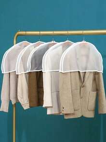 Minimalist Hanging Garment Dust Cover, Simple Dust-Proof Jacket Cover, Basic Household Cover - Multicolor - View 6