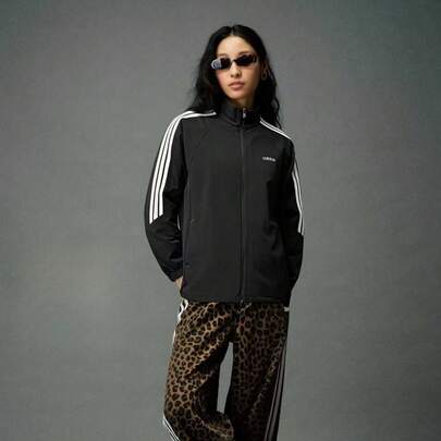 Adidas 阿迪達斯外套女春季運動跑步戶外外套休閒運動服