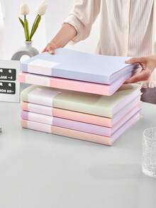 A4文件袋，透明插页文件整理器，学生用品，大容量多功能文件夹，合同夹，办公用品 - A4資料夾 - 查看 12