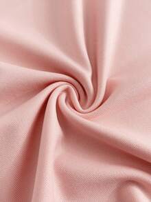 Young Girl Easter Limited Edition Short Sleeve T-Shirt, Cartoon Rabbit & Number 67 Double-Sided Print, Casual Round Neck Children Clothing - Black - View 9