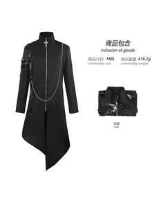 Men Cosplay Clothing - Black - View 6