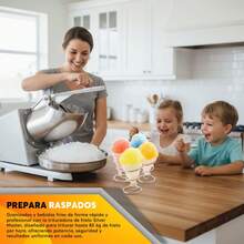 Trituradora de Hielo Eléctrica 500W con Cuchillas de Acero Inoxidable Adir 17021 - Gris - Ver 6