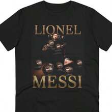 Leo Messis Ballon D'or Graphic T-Shirt (Black) Available In S, M, L, XL, XXL. - Black - View 1