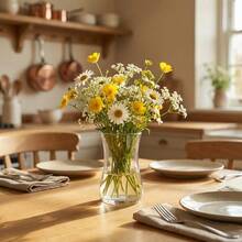 Clear Glass Bottle Is Suitable For Hydroponic Plants, Vases, Artificial Flowers, Lawn Garden Miniature Landscape Decoration, Home Living Room And Office Decoration, And Decorations For Valentine's Day, Ramadan, And Holiday Parties. - A - View 5