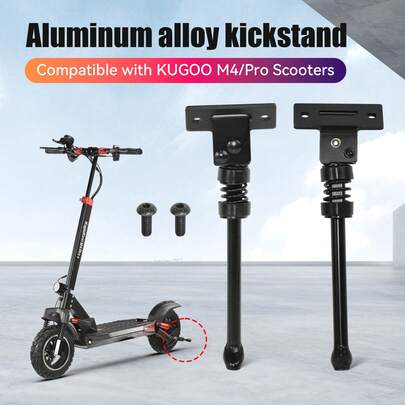 Descanso de Scooter Elétrico de 10 Polegadas, Suporte Lateral Fixo de Metal para Apoio de Pé Acessório KUGOOM4