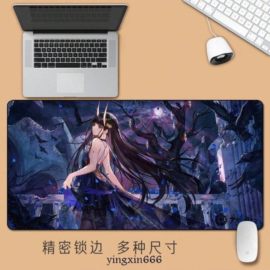 70x40cm Azur Lane HD Mouse Pad Mat Gaming  Desk Keyboard Play Mat Y27 - 長方形 - 查看 1