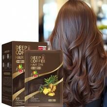One Box Contains 10 Individually Packaged Sachets. Available In Black, Dark Brown, Chestnut, And Brown. This Is A 3-In-1 Hair Dye Shampoo And Deep Cleansing Shampoo, Suitable For Both Men And Women. - 黑色 - 查看 3
