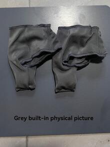 2 片凝胶垫：夜间和家用足部护理工具 - 适合男士和女士 - 仅可手洗 - 适合跑步者 - 易于佩戴 - 由莱卡（氨纶）制成 - 灰色 - 查看 9