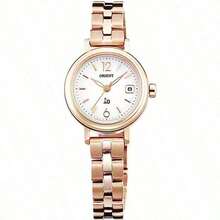Orient Fashionable Minimalist Round Dial Women's Bracelet Watch, Casual Analog Arabic Numeral Gift For Friends - Gold - View 1