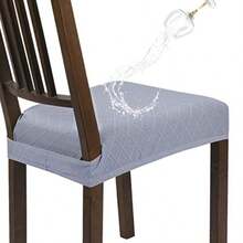 Table And Chair Set - Light Gray Checkered - View 1